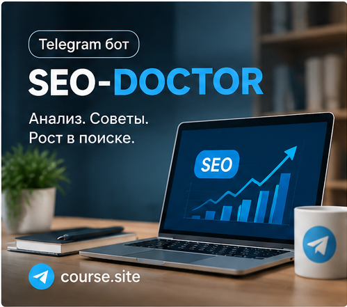 Экран анализа сайта и график роста